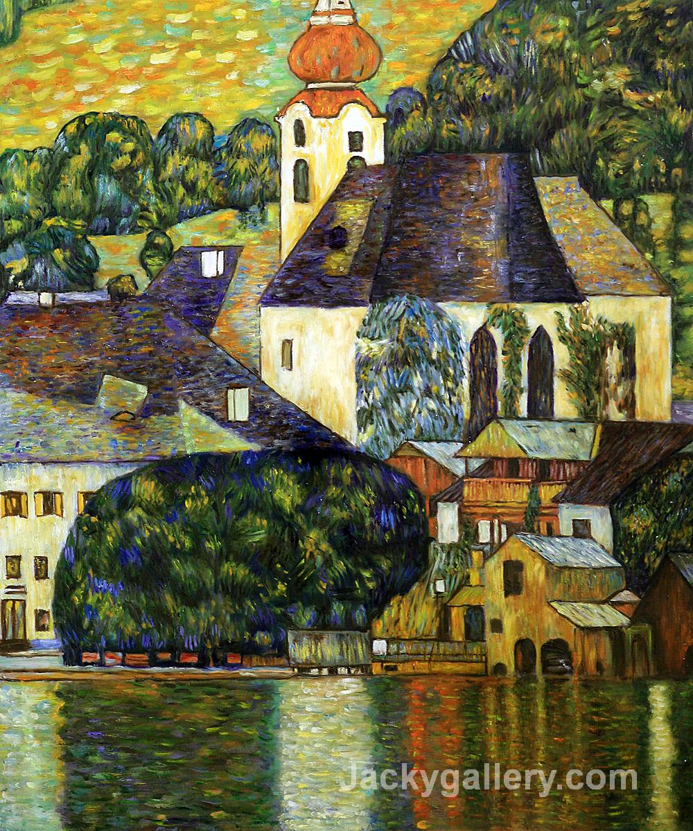 Church in Unterach on the Attersee by Gustav Klimt paintings reproduction
